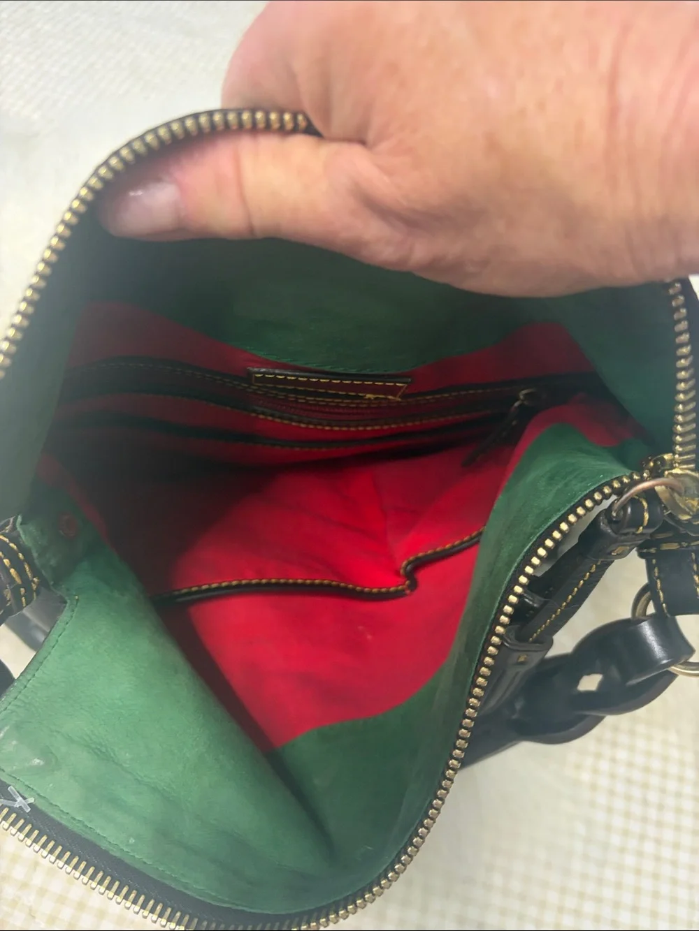 Dooney &Burke large hobo bag